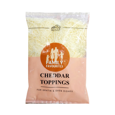 Family Favourites Topping with Cheddar 150g