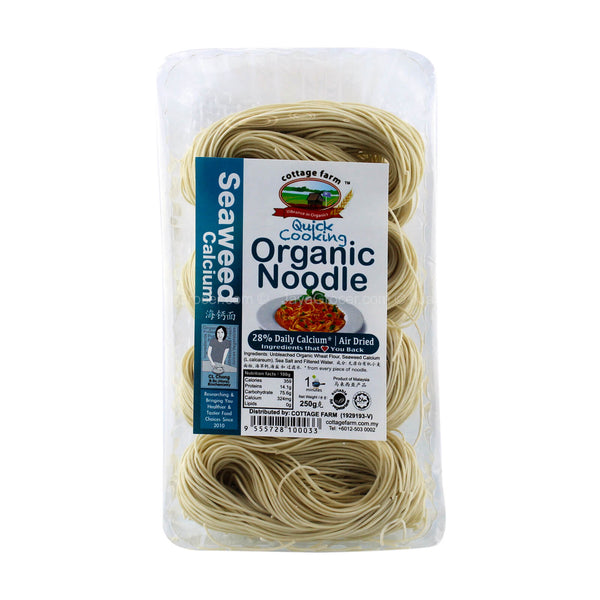 Cottage Farm Organic Seaweed Calcium Noodles 250g