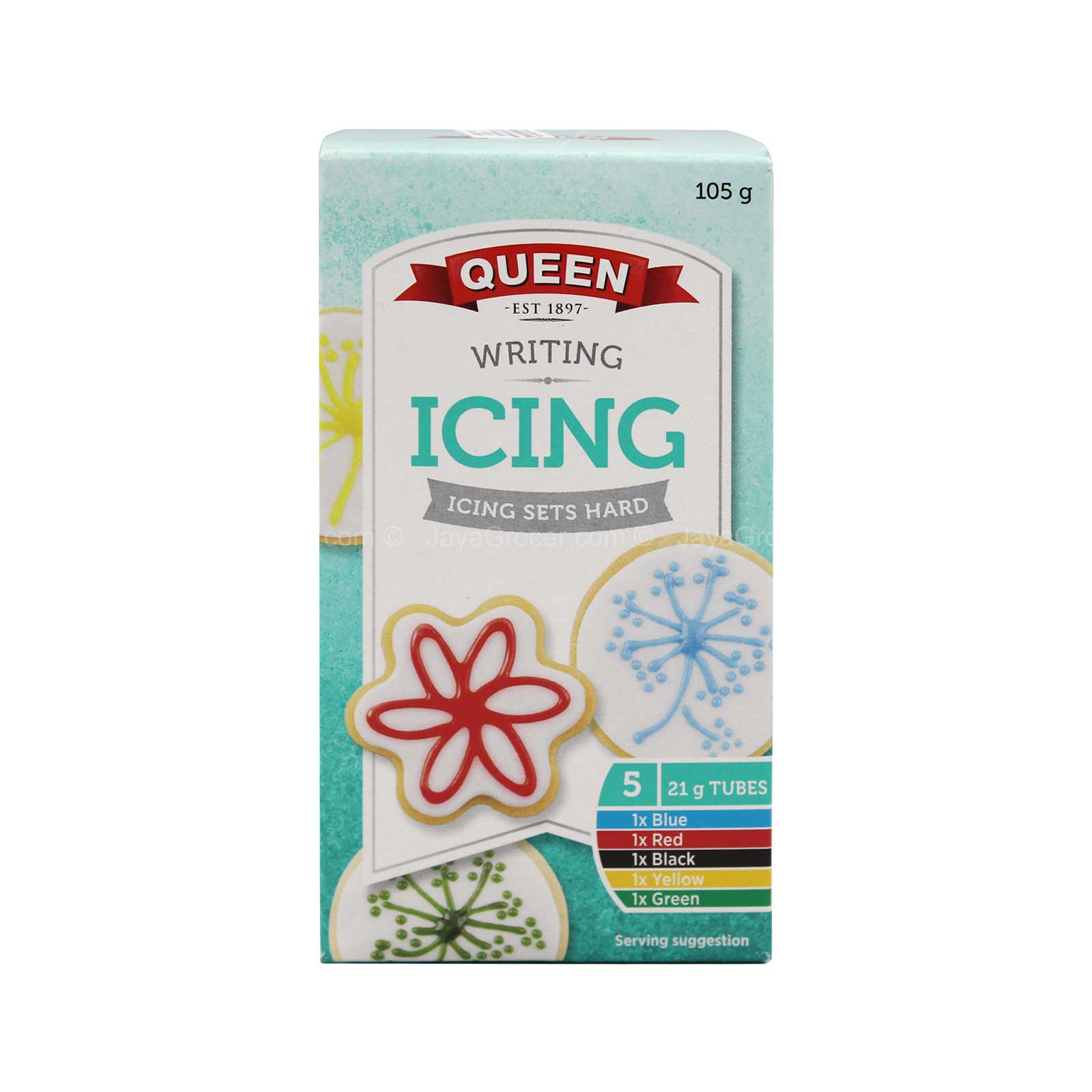Queen Writing Icing 21g x 5
