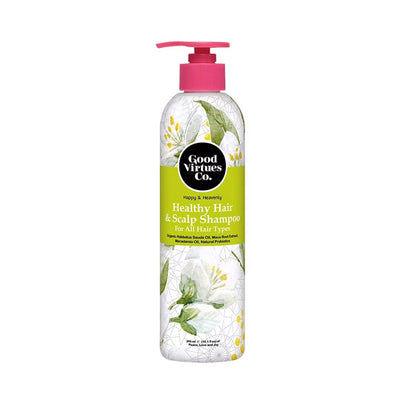 Good Virtues Healthy Hair and Scalp Shampoo for All Hair Types 300ml