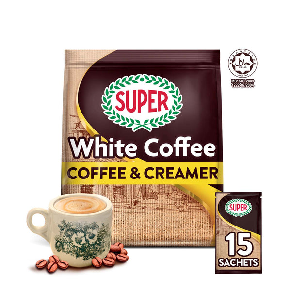 Super Charcoal Roasted White Coffee No Sugar Added 16g x 15