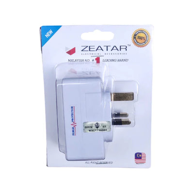 Zeatar Adaptor 2Pin 4Way Adaptor 1unit