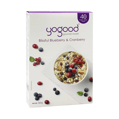 Yogood Blissful Blueberry & Cranberry Gourmet Muesli 360g