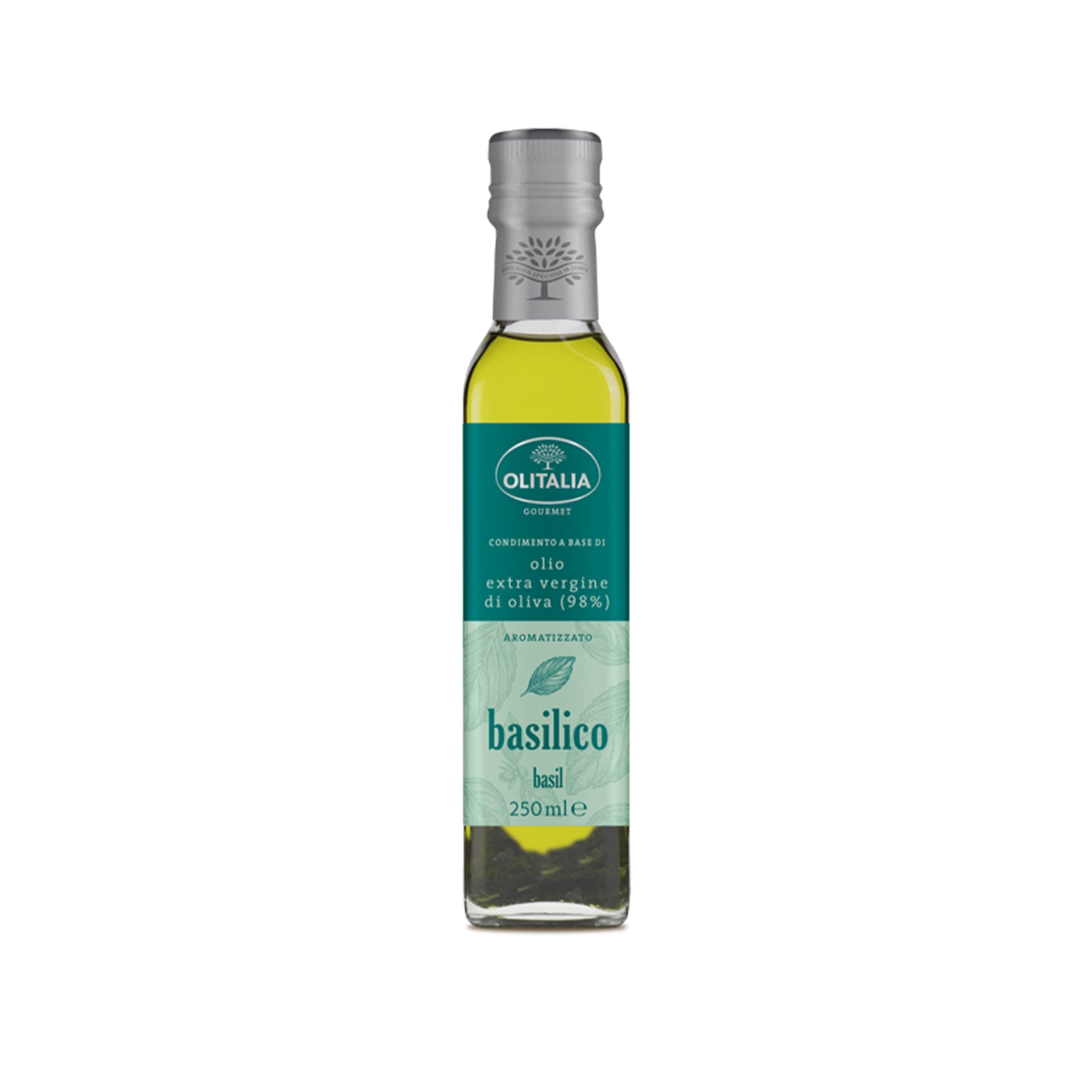 Olitalia Gourmet Extra Virgin Olive Oil with Basil 250ml