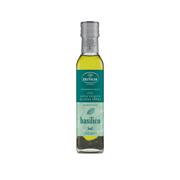 Olitalia Gourmet Extra Virgin Olive Oil with Basil 250ml