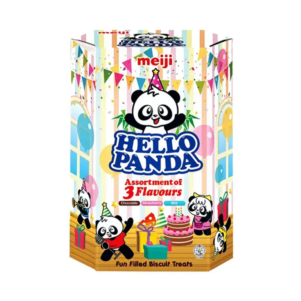 Meiji Hello Panda Biscuit Assorted Filling 234g