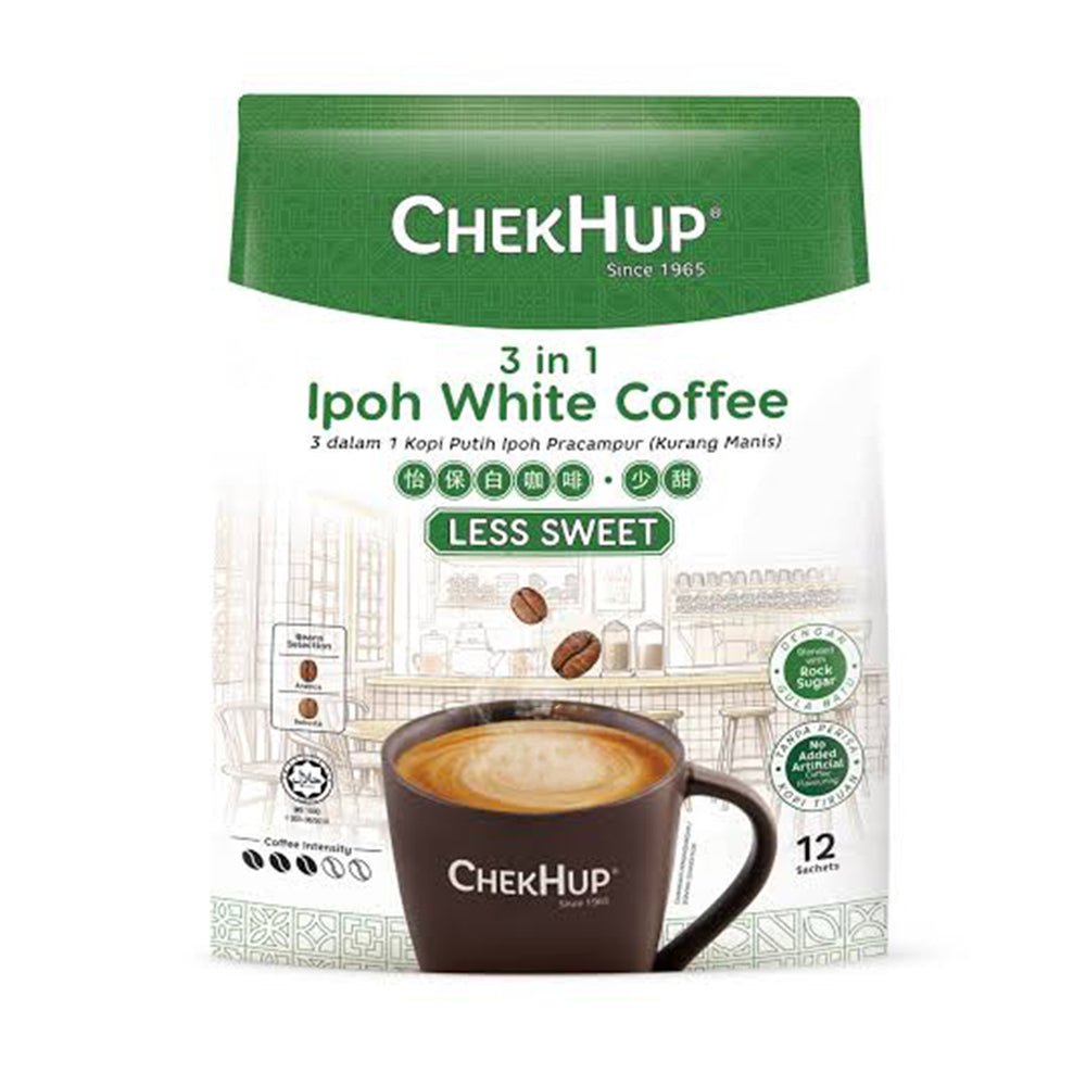 Chek Hup 3-in-1 Instant White Coffee (Less Sweet) 33g x 12