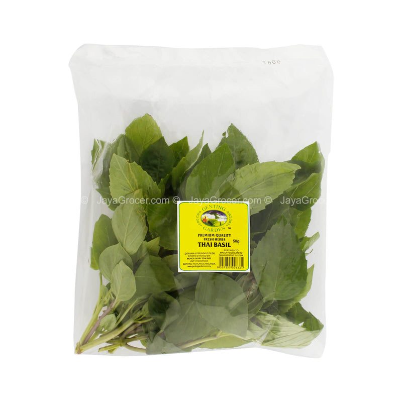 Genting Garden Thai Basil Leaves (Malaysia) 50g