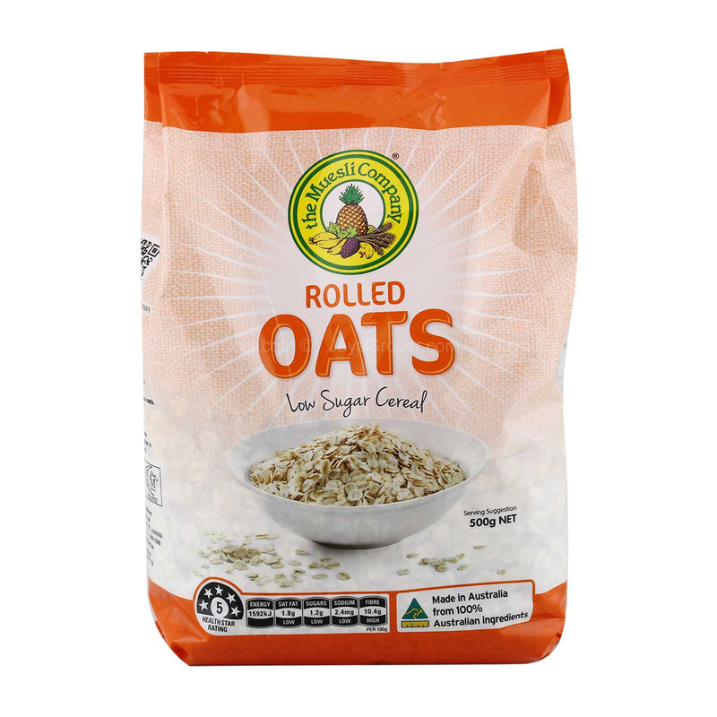 The Muesli Company Rolled Oats Plain 500g