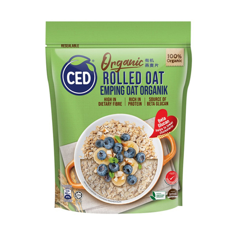 CED Organic Rolled Oats 450g