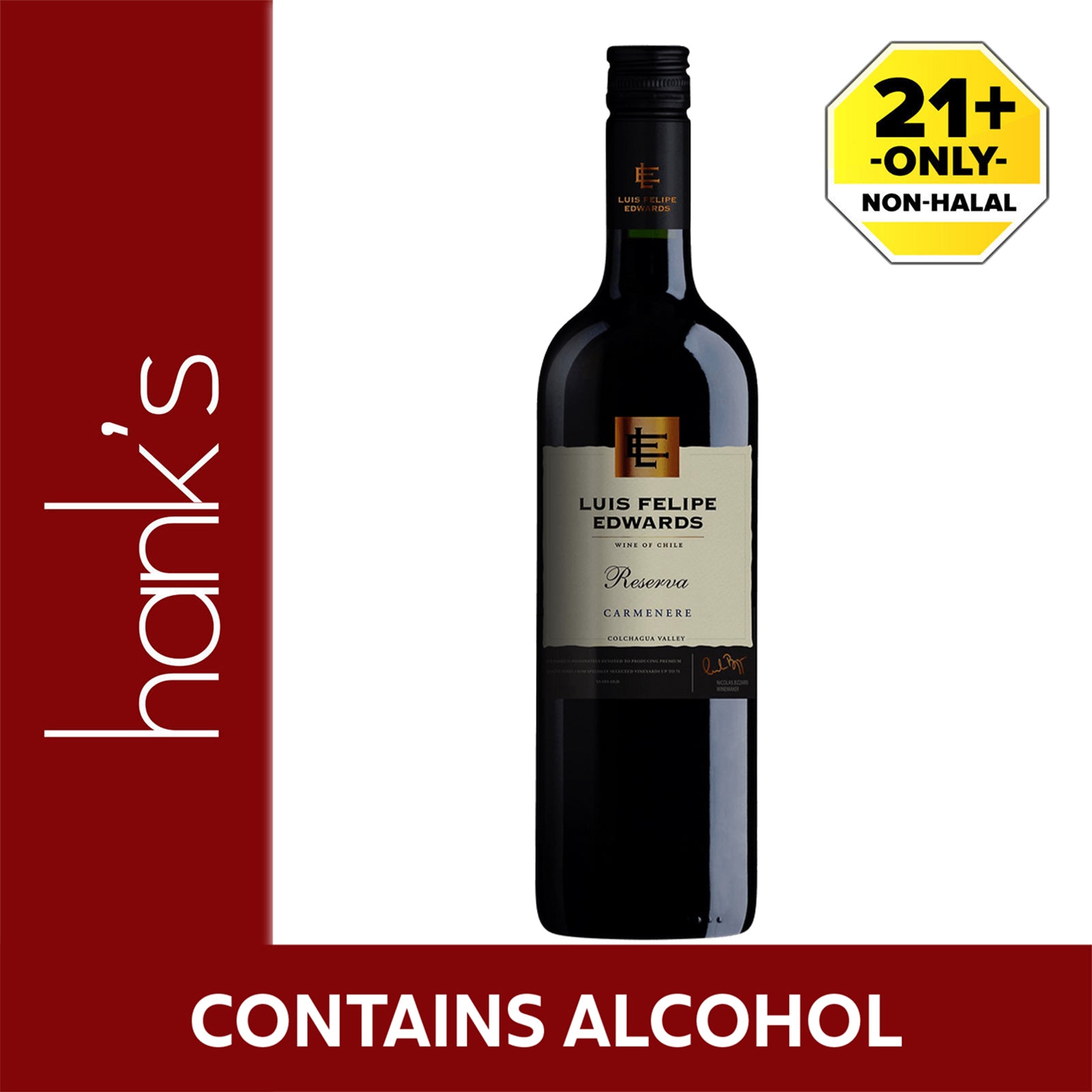 Luis Felipe Edwards Reserva Carmenere Wine 750ml