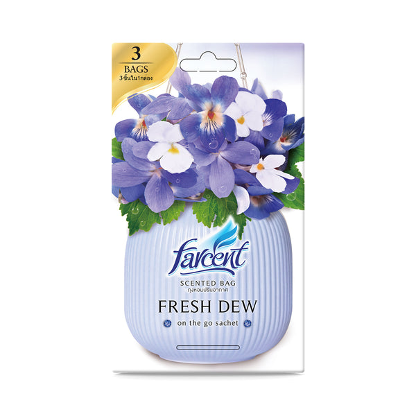 Farcent Fresh Dew Scented Bag Value Pack 10g x 4 (highest price)