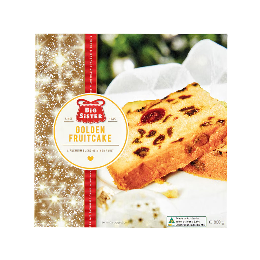 Big Sister Christmas Golden Fruit Cake 800g