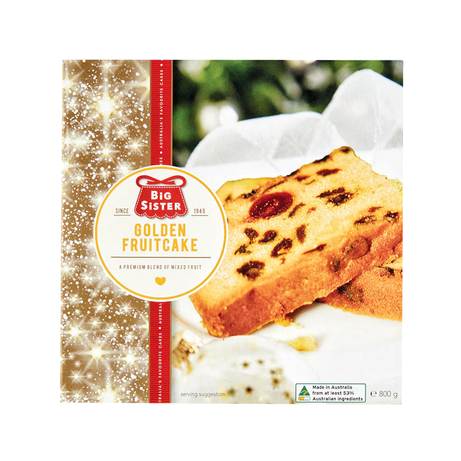 Big Sister Christmas Golden Fruit Cake 800g