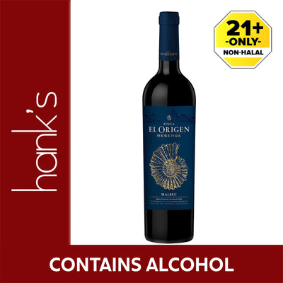 Finca El Origen Reserva Estate Malbec Wine 750ml