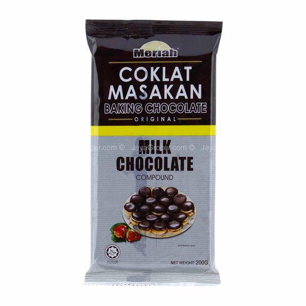 Meriah Baking Milk Chocolate Compound 200g (highest price)
