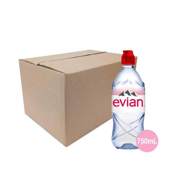 Evian Sport Cap Natural Mineral Water 750ml (highest price)