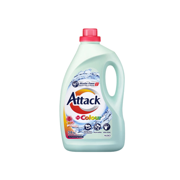 Attack Liquid Detergent Colour (Bottle) 3.6kg