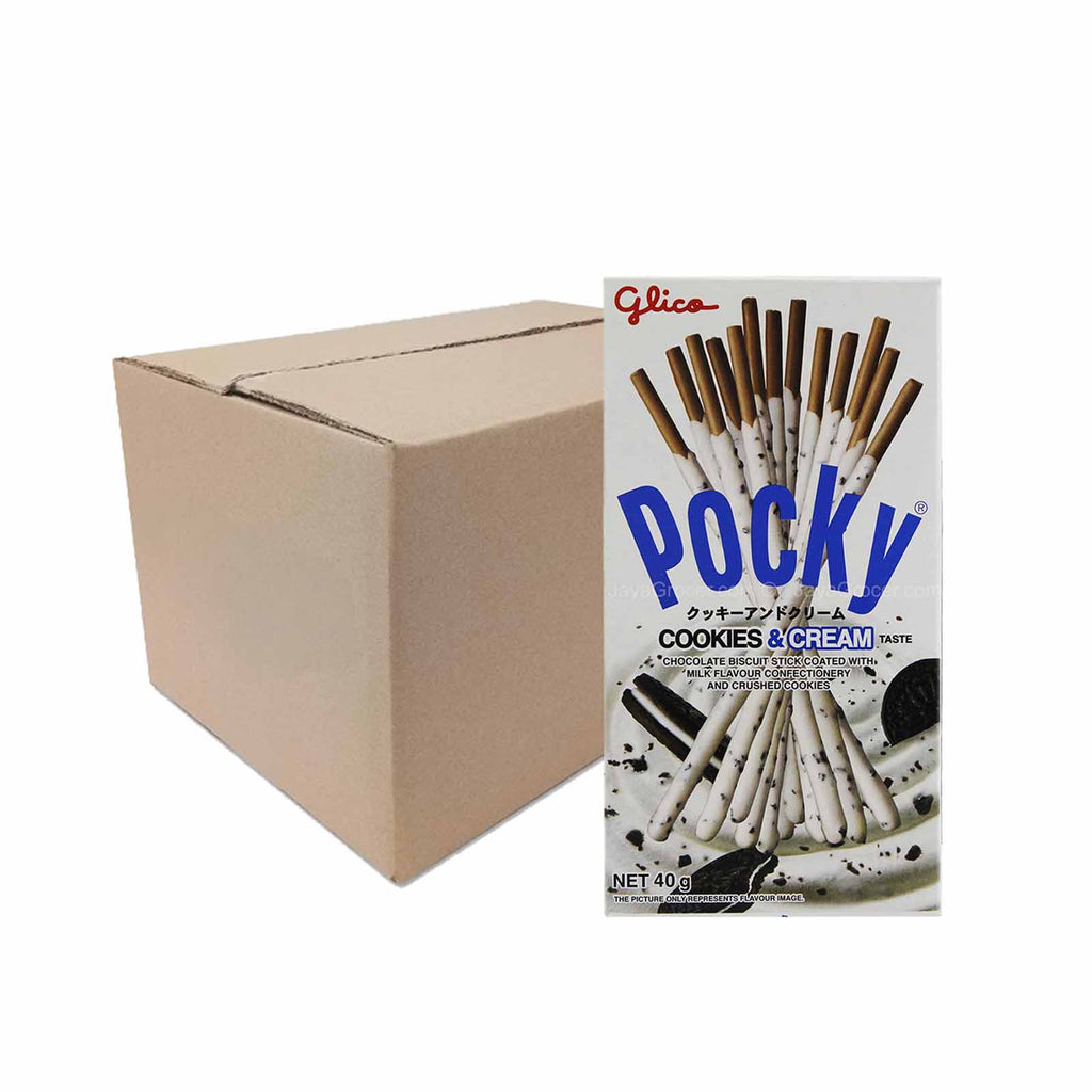 Glico Pocky Cookies & Cream Biscuit Stick 40g