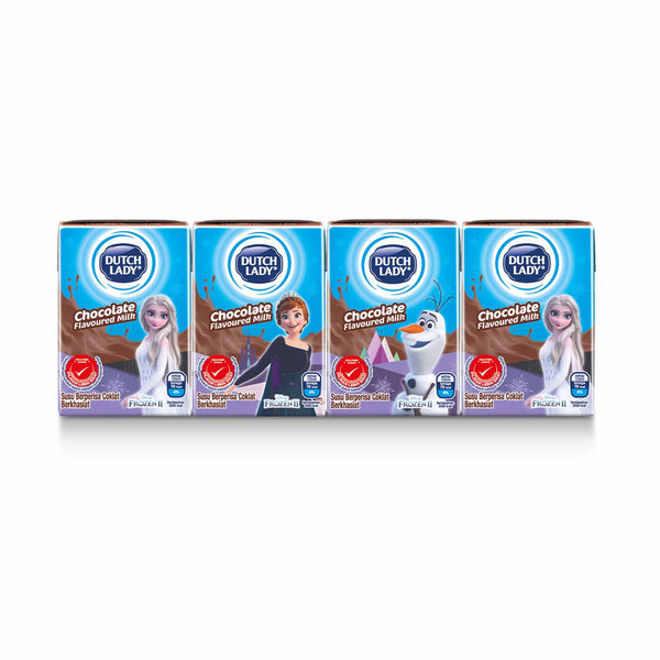 Dutch Lady Milky Frozen UHT Milk Chocolate Flavour 125ml x 4 (highest price)