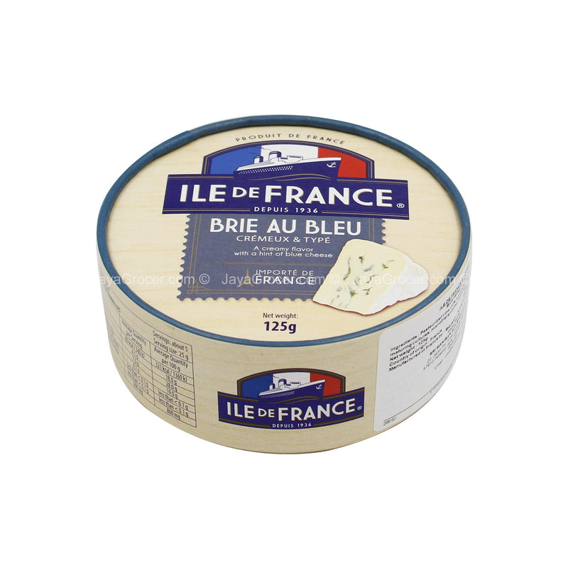 Ile De France Petit Brie Bleu 125g