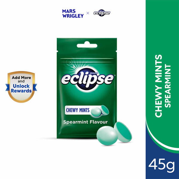 Wrigley's Eclipse Chewy Mints Spearmint Flavour 45g (highest price)