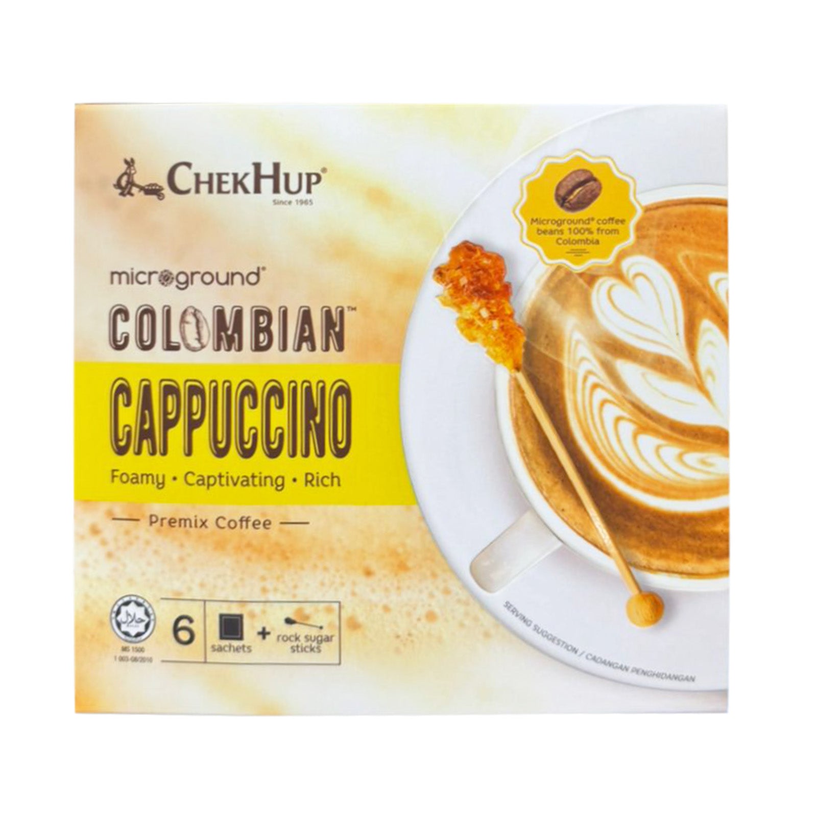 Chek Hup Microground Colombian Cappuccino 23g x 6