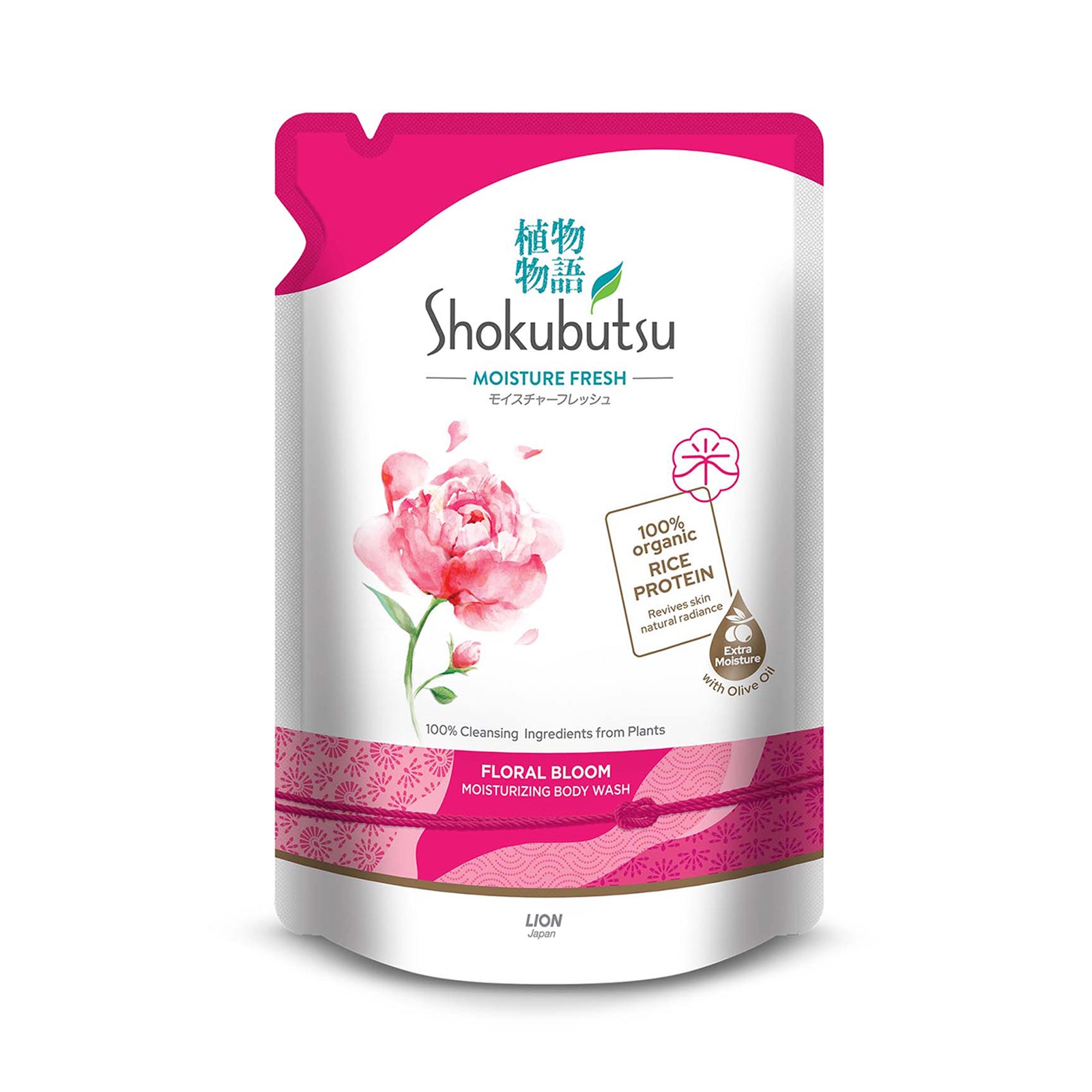 Shokubutsu Moisture Fresh Floral Bloom Shower Foam 800g