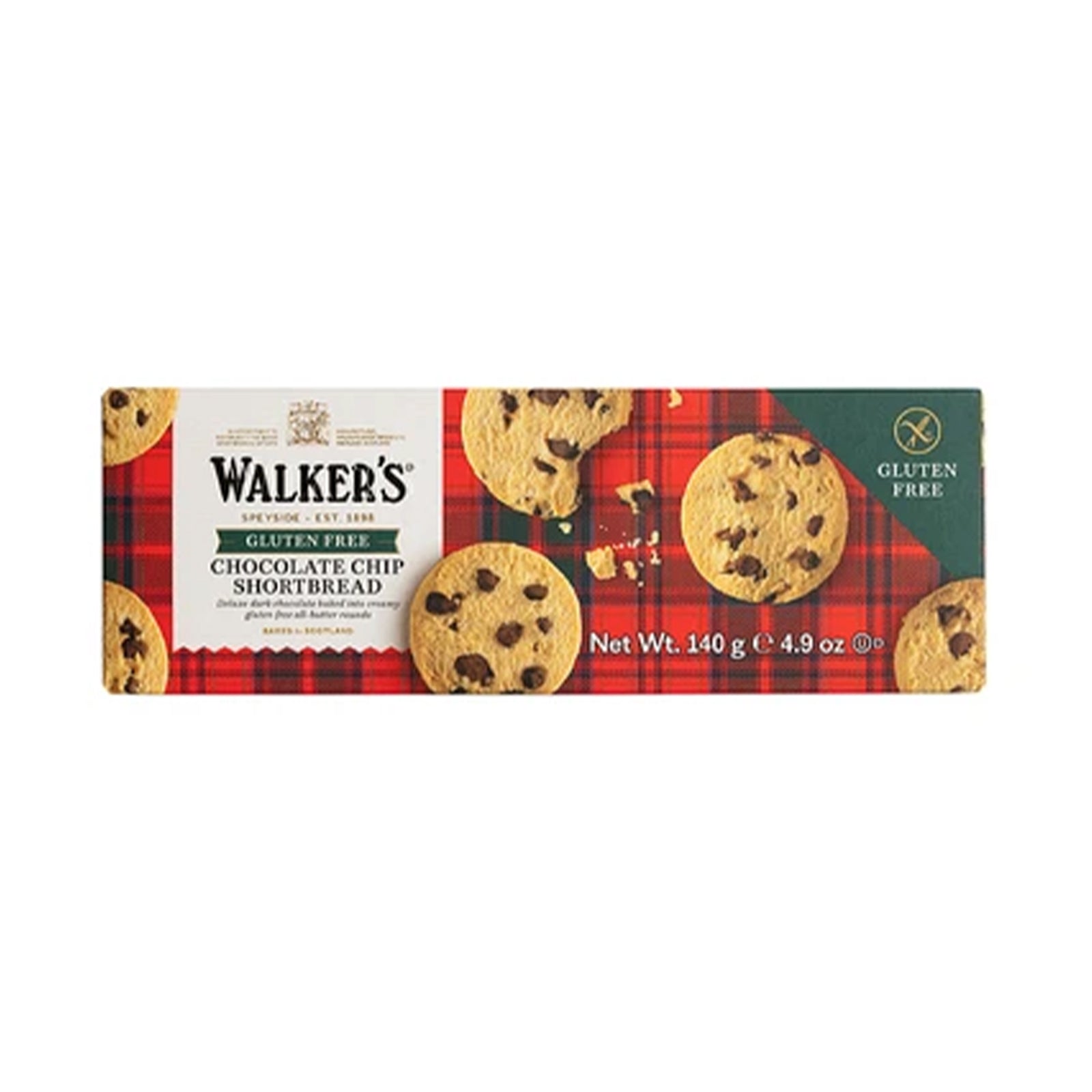 Walkers Chocolate Chip Shortbread 140g