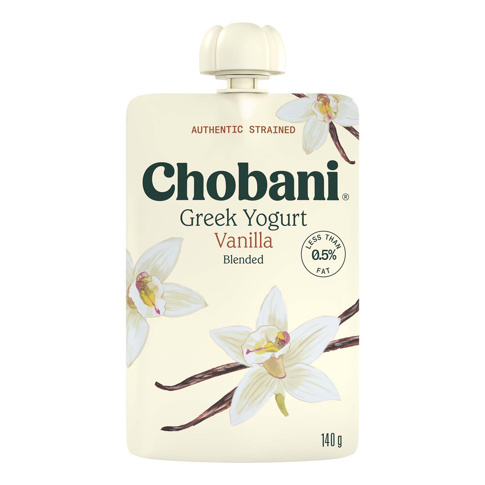 Chobani Vanilla Blended Yogurt Pouch 140g
