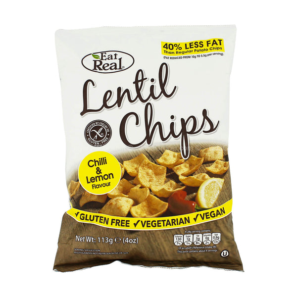 Cofresh Lentil Chips Chilli Lemon 95g