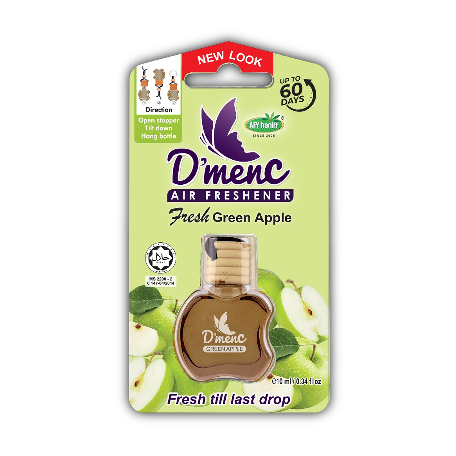 AFY Haniff D'menc Green Apple Air Freshener 10ml