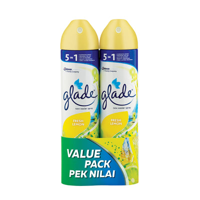 Glade Aerosol Lemon Spray 320ml x 2