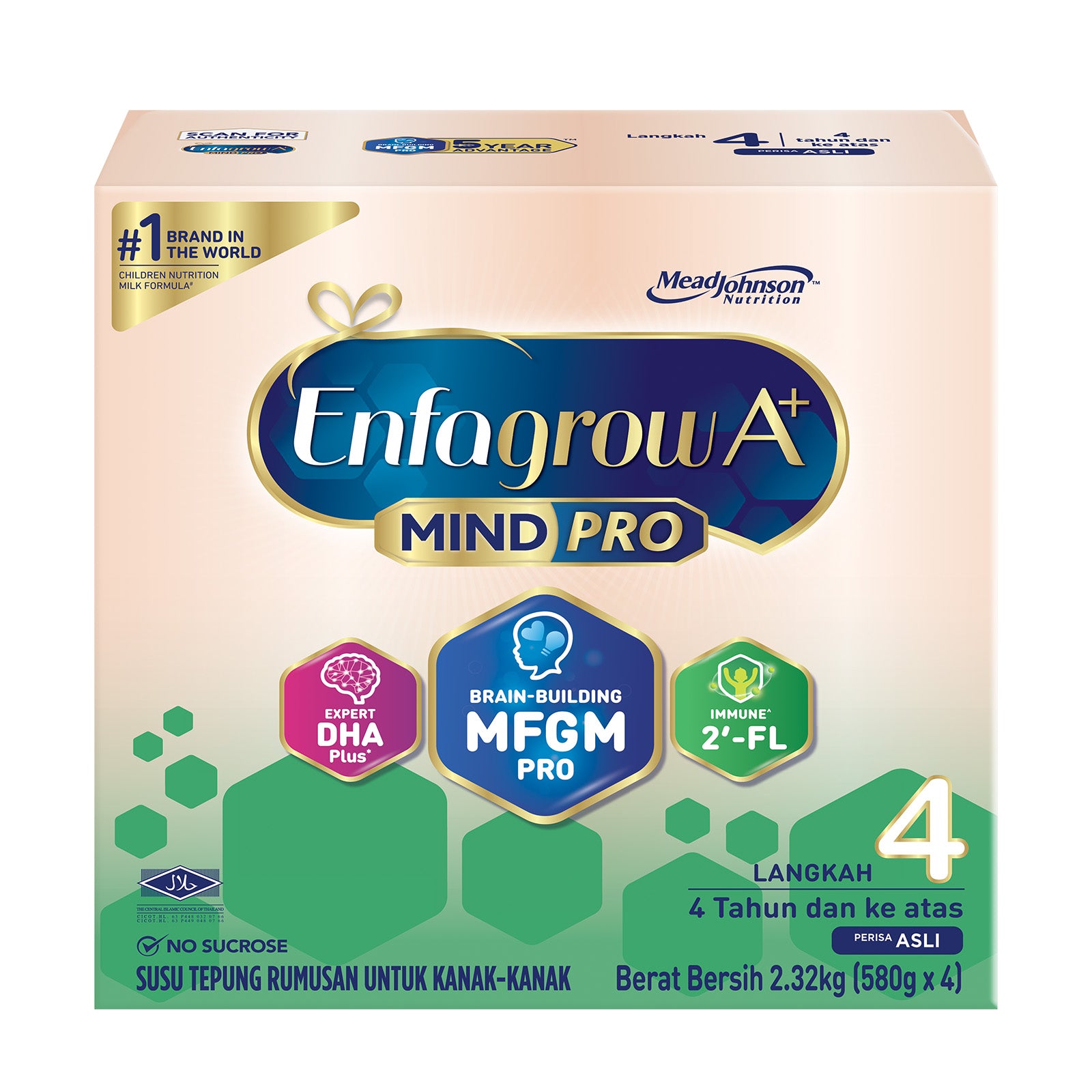 Enfagrow A+ MindPro Step 4 with MFGM Pro, DHA Pro and 2'-FL (Original) 2.32kg