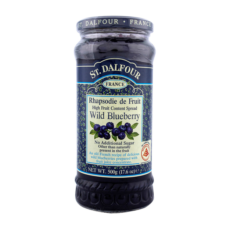 St Dalfour Blueberry Jam 500g