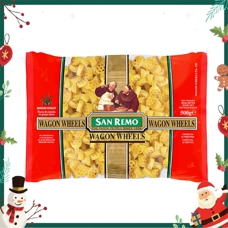 San Remo Wagon Wheel Dry Pasta 500g