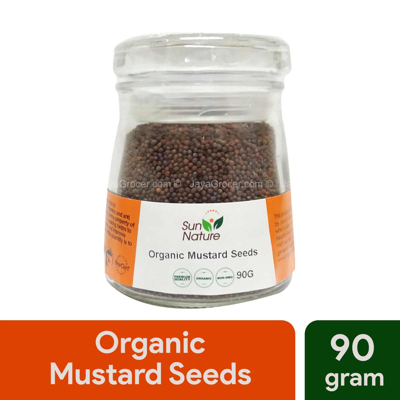 Sun Nature Organic Mustard Seeds 90g