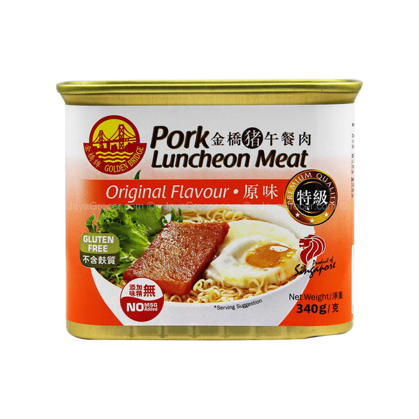 [NON-HALAL] Golden Bridge Pork Luncheon Meat Original Flavour 340g (highest price)