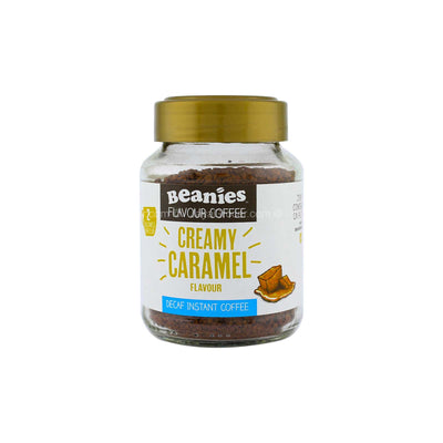 Beanies Instant Decaf Coffee Creamy Caramel 50g
