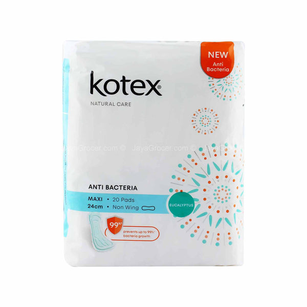 Kotex Natural Care Non Wing Anti Bacteria Pad 20sheets