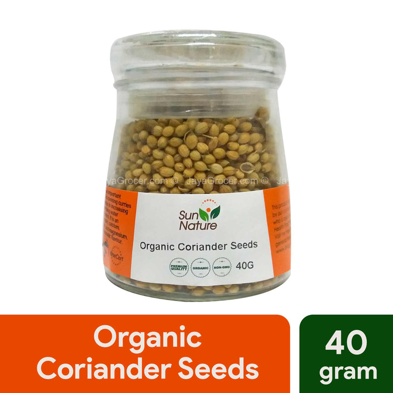 Sun Nature Organic Coriander Seeds 40g