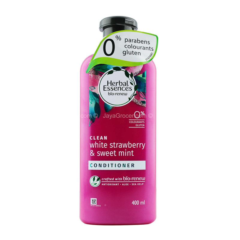 Clairol Herbal Essences Clean White Strawberry and Sweet Mint Conditioner 400ml