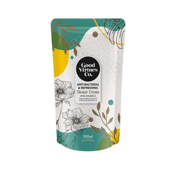 Good Virtues Co Anti Bacterial and Refreshing Shower Cream Refill 550g (highest price)