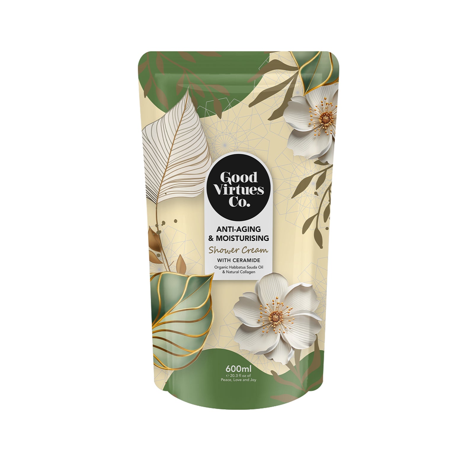 Good Virtues Co Nourishing and Hydrating Shower Cream Refill 600g