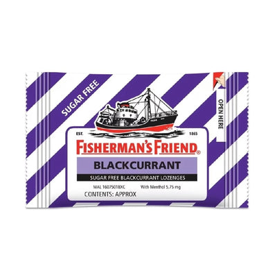 Fishermans Fried Sugar Free Blackcurrant 25g