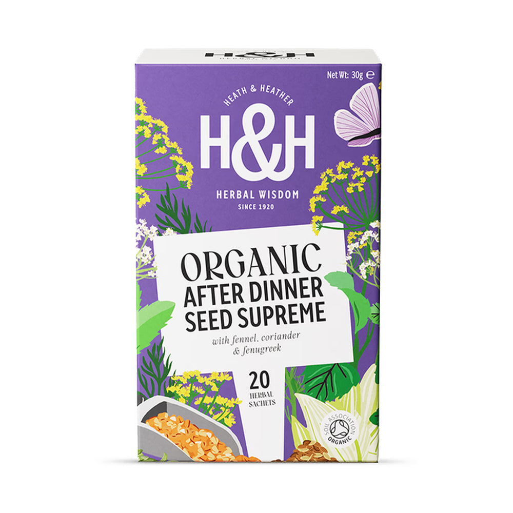 Heath & Heather Organic After Dinner Seed Supreme Tea 30g
