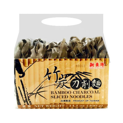 Hsin Tung Yang Bamboo Charcoal Sliced Noodles 400g