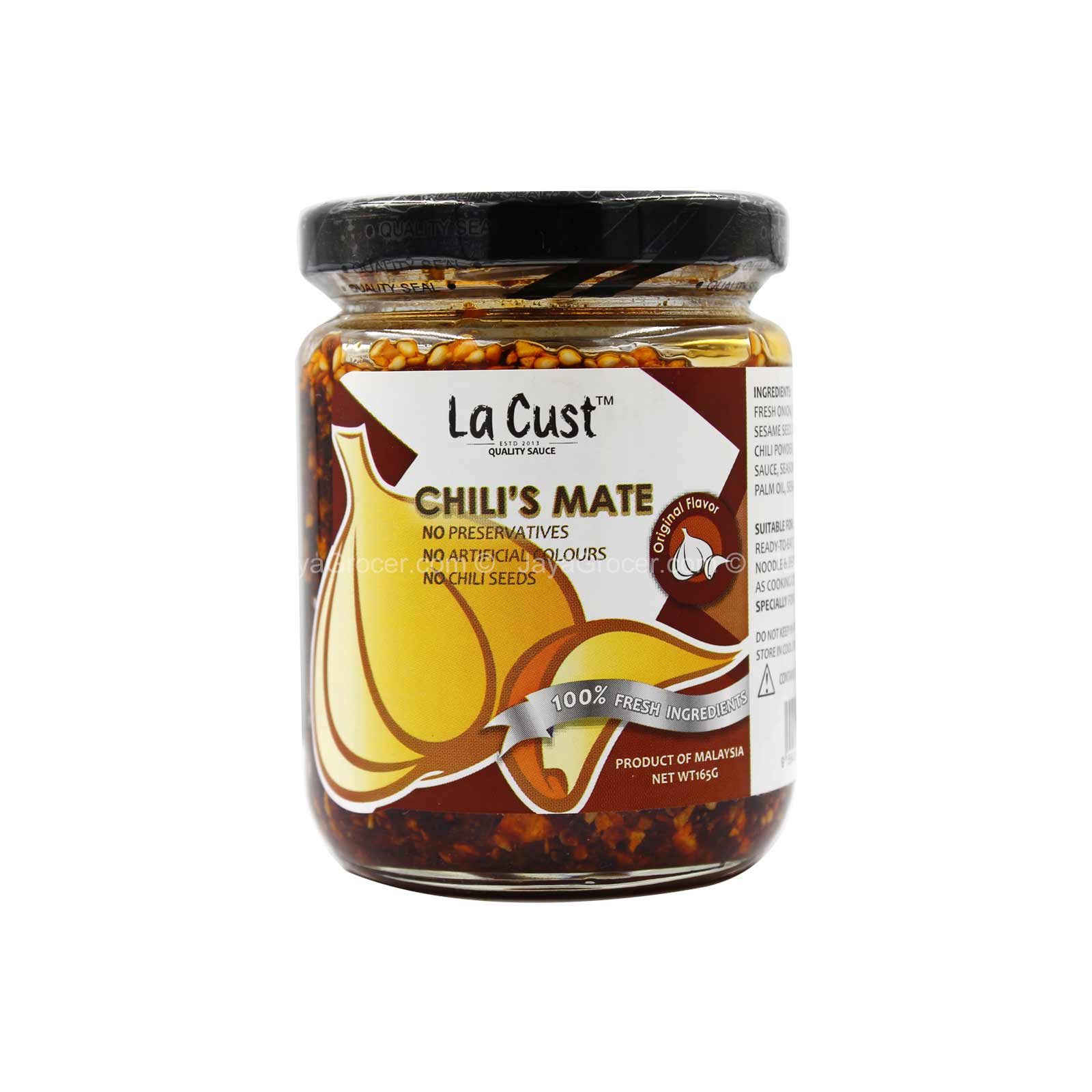 La Cust Chili's Mate Hot Crispy Chilli 190g