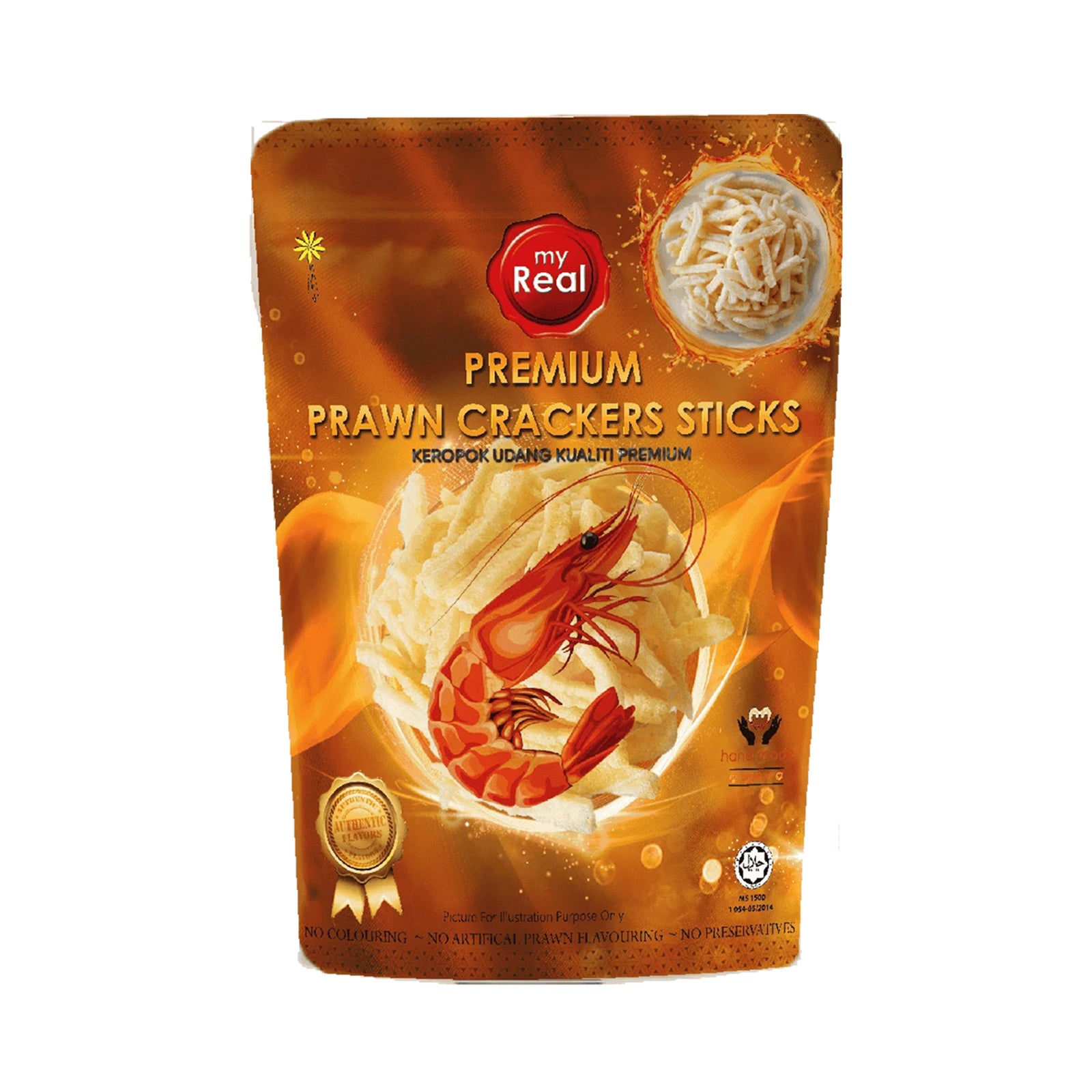 My Real Premium Prawn Crackers Stick 50g