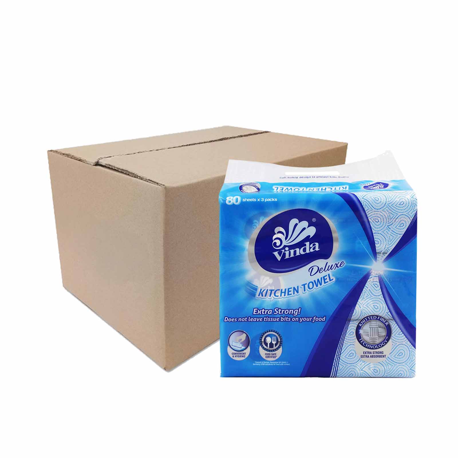 Vinda Deluxe Kitchen Towel 80pcs x 3